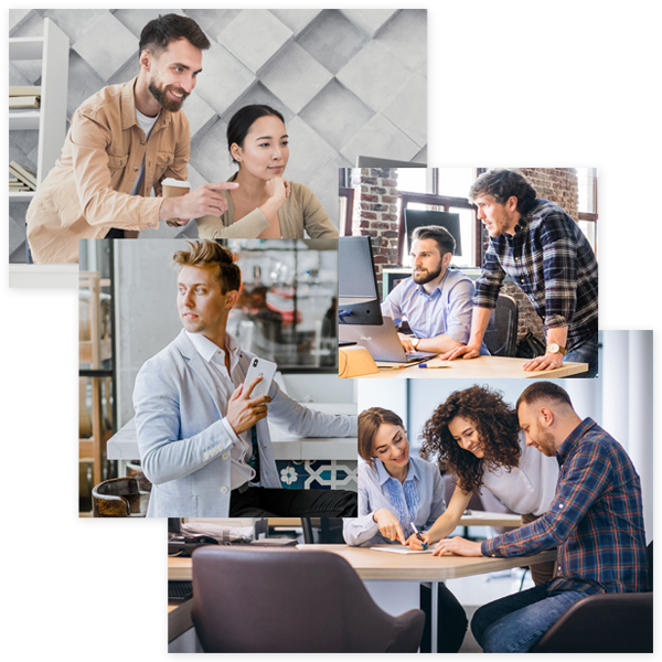 Futuristic market view